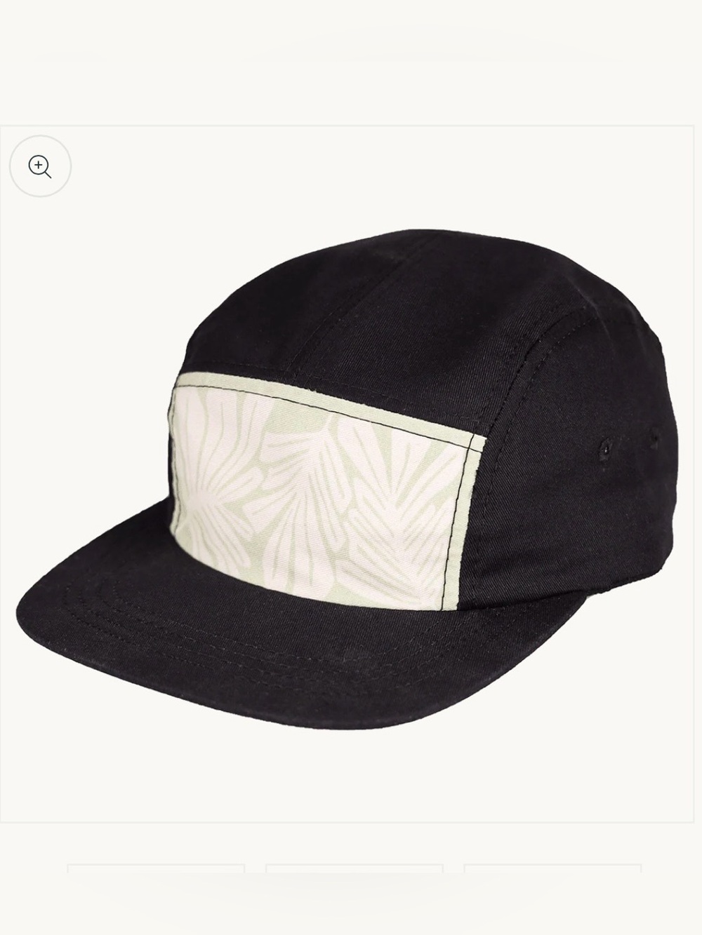 “Rustek” Tryon Printed Cotton Five Panel Hat - Unisex